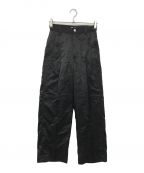 MAISON SPECIALメゾンスペシャル）の古着「Washable Chambray Easy Pants」｜ブラック