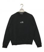 DSQUARED2ディースクエアード）の古着「Icon Mini Logo Crewneck Sweatshirt」｜ブラック