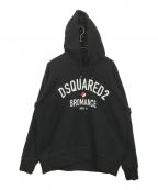 DSQUARED2ディースクエアード）の古着「BROMANCE SLOUCH HOODIE」｜ブラック