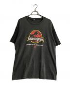 Hanesヘインズ）の古着「Jurassic Park/ジュラシックパーク90’SムービーTシャツ」｜ブラック