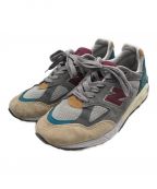 NEW BALANCEニューバランス）の古着「990V2 MADE IN USA 'GREY MULTI'」｜ベージュ×ブルー×グレー