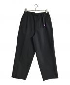 THE NORTHFACE PURPLELABELザ・ノースフェイス パープルレーベル）の古着「Polyester Wool Oxford Wide Tapered Field Pants」｜ブラック