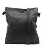 SLOW&COスロウ）の古着「horse pit-shoulder bag S-/ショルダーバッグ」｜ブラック