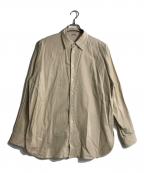 AURALEEオーラリー）の古着「FINX LIGHT CORDUROY SHIRTS」｜ベージュ