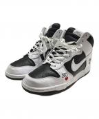 NIKE×SUPREMEナイキ×シュプリーム）の古着「SB DUNK HIGH OG QS SUPREME By Any Means」｜ホワイト×ブラック