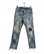 DSQUARED2ディースクエアード）の古着「SKATER JEAN」｜インディゴ