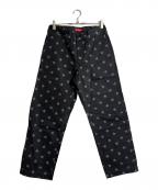 SUPREMEシュプリーム）の古着「22SS CINO PANT BLACK STARS」｜ブラック