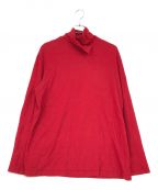 Yohji Yamamoto pour hommeヨウジヤマモト プールオム）の古着「LAYERED COLLAR TURTLENECK SWEATER RED IN RED」｜レッド