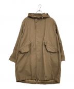 MARGARET HOWELLマーガレットハウエル）の古着「COTTON RECYCLED POLYESTER COAT」｜ブラウン