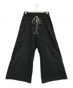 RICK OWENSリックオウエンス）の古着「LIDO WIDE LEG BELA TROUSER PANTS/トラウザーパンツ」｜ブラック