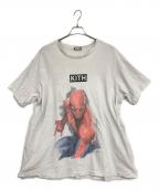 KITH×MARVELキス×マーベル）の古着「Spider Man Action Vintage Tee」｜ホワイト