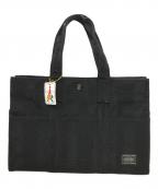 PORTERポーター）の古着「TANGO BLACK  TOTE BAG(S)」｜ブラック