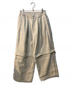 MAISON SPECIALメゾンスペシャル）の古着「【LIMITED EDITION】2WAY Baggy Pants」｜ベージュ