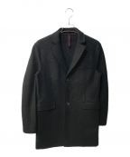 HARRIS WHARF LONDONハリスワーフロンドン）の古着「Chester Pressed Wool Coat」｜ネイビー