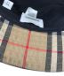 中古・古着 BURBERRY LONDON (バーバリーロンドン) ノヴァチェックバケットハット ベージュ：18000円