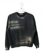 uniform experimentユニフォームエクスペリメント）の古着「FADE SWEATSHIRT」｜グレー