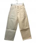 SUGARHILLシュガーヒル）の古着「CANVAS CLASSIC DENIM PANTS」｜ベージュ