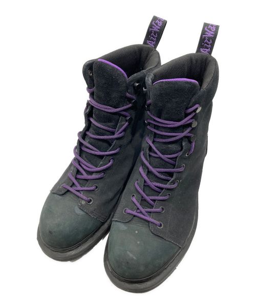 THE NORTHFACE PURPLELABEL（ザ・ノースフェイス パープルレーベル）THE NORTHFACE PURPLELABEL (ザ・ノースフェイス パープルレーベル) Dr.Martens (ドクターマーチン) 9 Tie Boot ブラック サイズ:UK8の古着・服飾アイテム