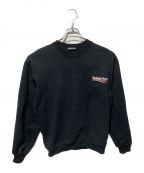 BALENCIAGAバレンシアガ）の古着「Political Campaign Logo Crew Sweat」｜ブラック