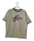 Left Aloneレフトアローン）の古着「プリントTシャツ」｜ベージュ