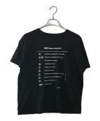 MM6 Maison Margielaエムエムシックス メゾンマルジェラ）の古着「プリントTシャツ」｜ブラック