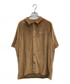 SUPREMEシュプリーム）の古着「Velour S/S Shirt」｜ブラウン