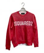 DSQUARED2ディースクエアード）の古着「スウェット」｜レッド