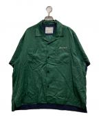 sacaiサカイ）の古着「Cotton Twill Bowling Shirt」｜グリーン