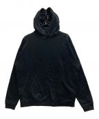 BLACK Scandal Yohji Yamamoto×Peace Afterブラックスキャンダルヨウジヤマモト×）の古着「バックロゴフード刺繍プルオーバーパーカー」｜ブラック