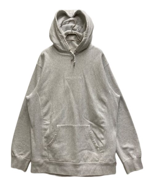 SUPREME（シュプリーム）SUPREME (シュプリーム) Tonal Embroidered Hooded グレー サイズ:XLの古着・服飾アイテム