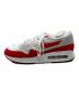 NIKE (ナイキ) AIR MAX 1 86 OG グレー×レッド サイズ:US 8 1/2：6000円