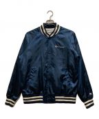 Champion×SUPREMEチャンピオン×シュプリーム）の古着「Satin Jacket」｜ネイビー