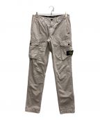 STONE ISLANDストーンアイランド）の古着「BRUSHED COTTON CANVAS OLD EFFECT CARGO PANTS」｜グレー