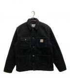 Carhartt WIPカーハート ワークインプログレス）の古着「CORDUROY MICHIGAN COAT」｜ブラック