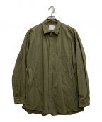 steinシュタイン）の古着「OVERSIZED MILITARY SHIRT」｜グリーン