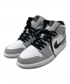 NIKEナイキ）の古着「AIR JORDAN 1 MID LT SMOKE」｜グレー