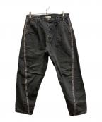 doubletダブレット）の古着「SELVEDGE ILNE 3DCUTTING DENIM PANTS」｜グレー