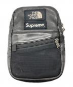 SUPREME×THE NORTH FACEシュプリーム×ザ ノース フェイス）の古着「Leather Shoulder Bag」｜ブラック