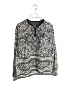 VISVIMビズビム）の古着「22SS TUNIC P.O. WILDFLOWER P.W. チュニック プルオーバー 0122105011013」｜グレー