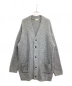 YSTRDY'S TMRRWイエスタデイズトゥモロウ）の古着「MOHAIR PHAT CARDIGAN LONG モヘヤ混ロングカーディガン YT-K0701」｜グレー