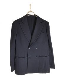 RING JACKET（リングジャケット）の古着「ダブルブレストテーラードジャケット」｜ネイビー