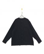 HOMME PLISSE ISSEY MIYAKEオムプリッセ イッセイ ミヤケ）の古着「STRETCH SHIRT　HP31FJ330」｜ブラック