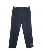 GUCCIグッチ）の古着「orgasmique Slacks Pants　623116 ZAC3K」｜ネイビー