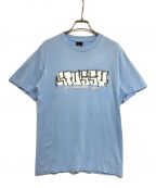 stussyステューシー）の古着「スプレープリントTシャツ OLDstussy」｜ブルー