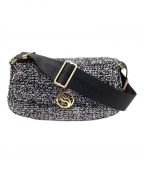 STELLA McCARTNEYステラマッカートニー）の古着「S-Wave Padded Tweed Shoulder Bag 7B0025WP0234」｜ホワイト×ブラック