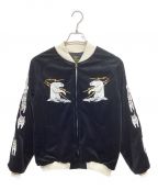 HOUSTONヒューストン）の古着「VELVETEEN SOUVENIR JACKET　51196」｜ブラック