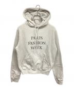 BALENCIAGAバレンシアガ）の古着「Paris Fashion Week Hoodieパリファッションウィーク フーディー 20AW 657683 TKV85」｜ベージュ