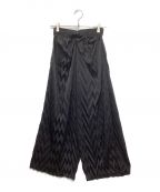 TELOPLANテーロプラン）の古着「Poldi Pleats Pants 0924010803」｜ブラック