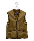 Barbourバブアー）の古着「Warm Pile Waistcoat Zip-In Liner Vest / フロントジップ ファー ライナー ベスト / 232MLI0004 ウォームパイルウエストコーストライナーベスト」｜ブラウン