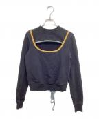 DIESELディーゼル）の古着「F-CROSSETTE SWEAT-SHIRT A06330」｜ブラック